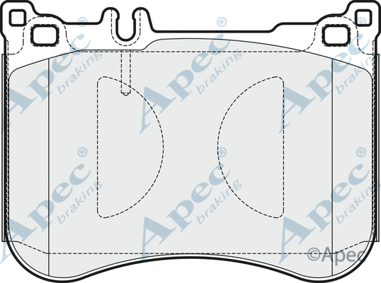 Brake Pad Set, disc brake (PAD1927)
