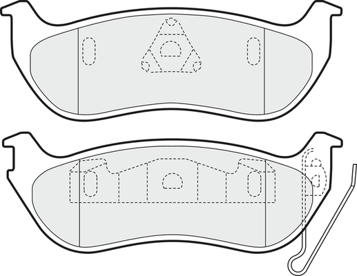 Brake Pad Set, disc brake (PD3491)
