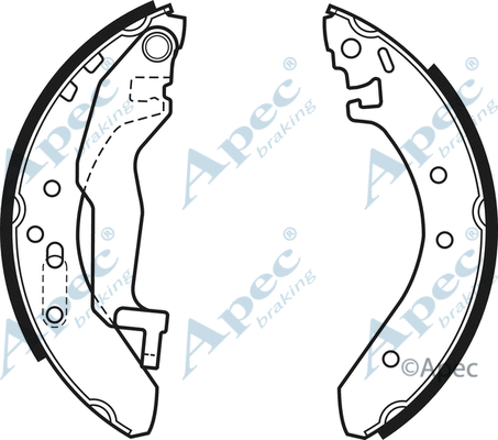 Brake Shoe Set (SHU468)