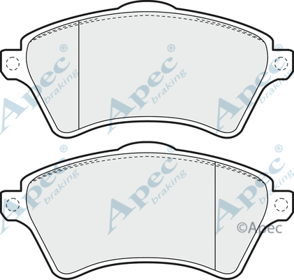 Brake Pad Set, disc brake (PAD1208)