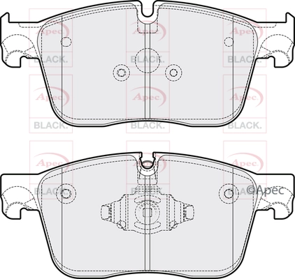 Brake Pad Set, disc brake (PAD2113B)