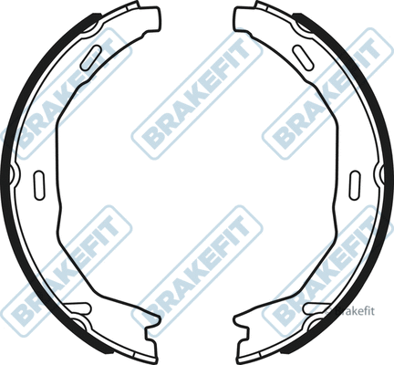 Brake Shoe Set, parking brake (BSH1060)