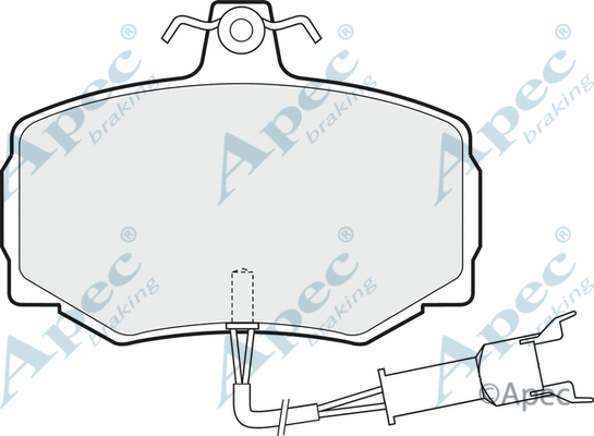 Brake Pad Set, disc brake (PAD599)