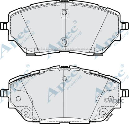 Brake Pad Set, disc brake (PAD2197)