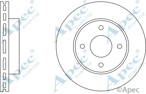 Brake Disc (DSK604)