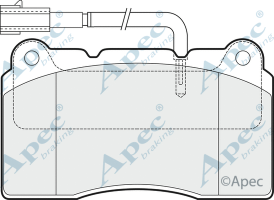 Brake Pad Set, disc brake (PAD1536)