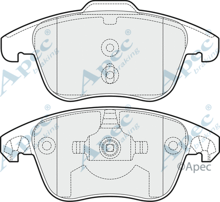 Brake Pad Set, disc brake (PAD1534)