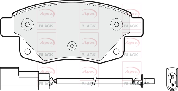 Brake Pad Set, disc brake (PAD1477B)