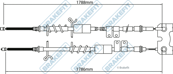 Cable Pull, parking brake (BBC3199)