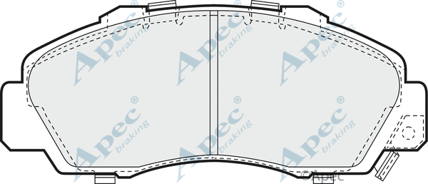 Brake Pad Set, disc brake (PAD737)