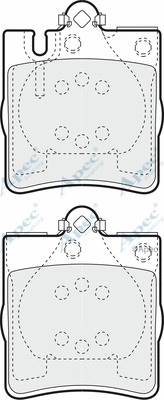 Brake Pad Set, disc brake (PAD1164)