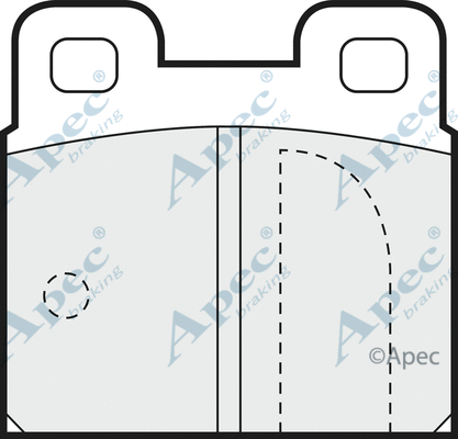 Brake Pad Set, disc brake (PAD263)