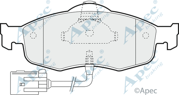 Brake Pad Set, disc brake (PAD802)
