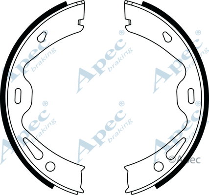 Brake Shoe Set, parking brake (SHU842)