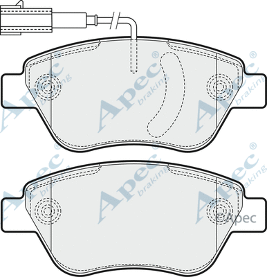 Brake Pad Set, disc brake (PAD1549)