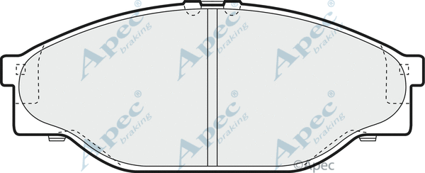 Brake Pad Set, disc brake (PAD821)