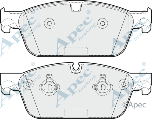 Brake Pad Set, disc brake (PAD1928)