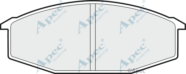Brake Pad Set, disc brake (PAD329)