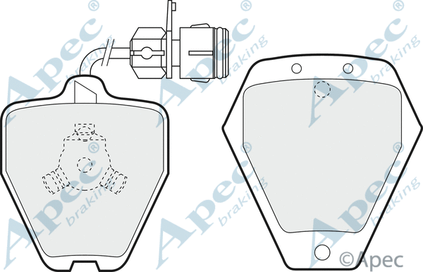 Brake Pad Set, disc brake (PAD1078)