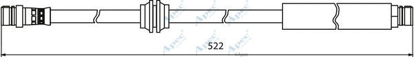 Brake Hose (HOS3940)
