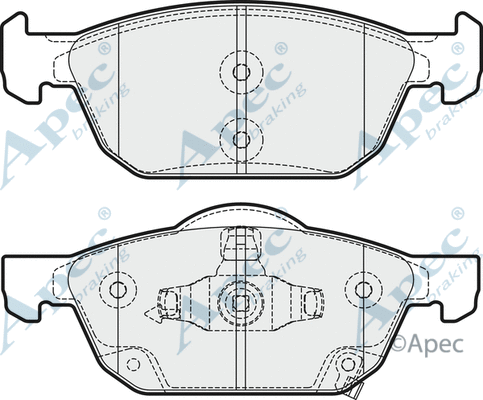 Brake Pad Set, disc brake (PAD1959)