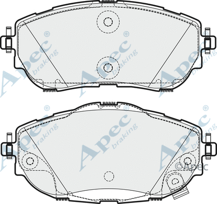 Brake Pad Set, disc brake (PAD1973)