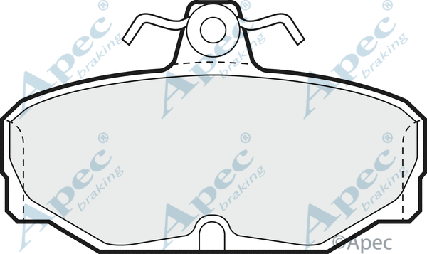 Brake Pad Set, disc brake (PAD537)