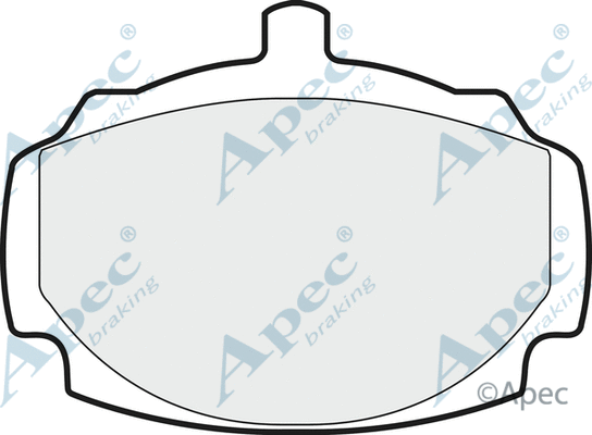 Brake Pad Set, disc brake (PAD10)