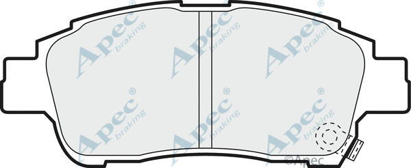 Brake Pad Set, disc brake (PAD1092)