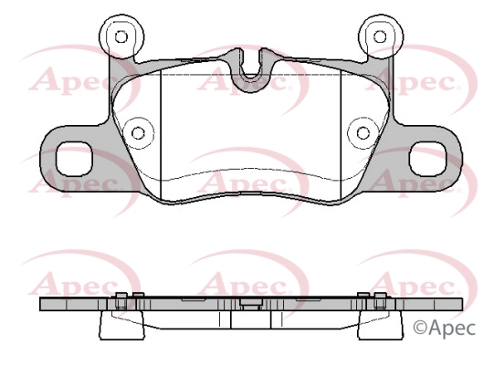 Brake Pad Set, disc brake (PAD2481)