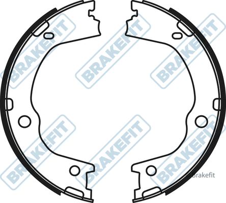 Brake Shoe Set, parking brake (BSH1072)