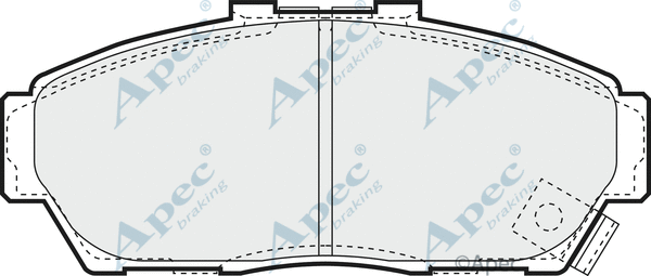 Brake Pad Set, disc brake (PAD1032)