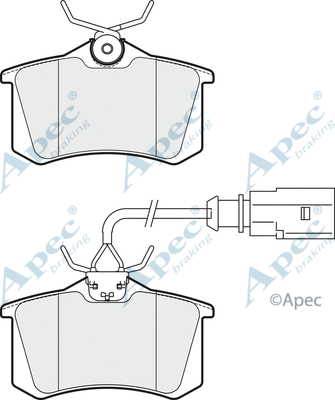 Brake Pad Set, disc brake (PAD1913)