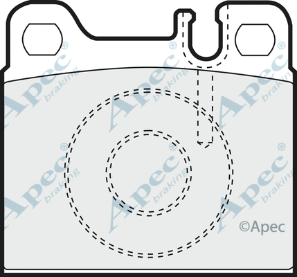Brake Pad Set, disc brake (PAD1016)