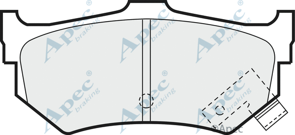 Brake Pad Set, disc brake (PAD451)