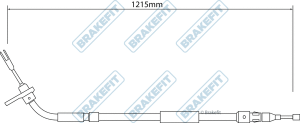 Cable Pull, parking brake (BBC3549)