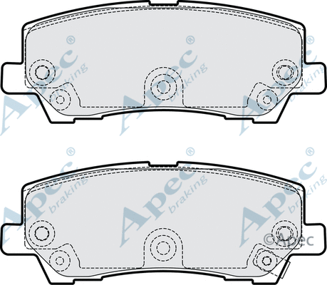Brake Pad Set, disc brake (PAD2282)