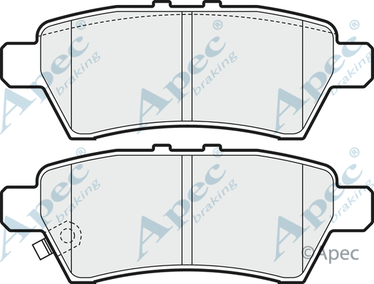 Brake Pad Set, disc brake (PAD1588)