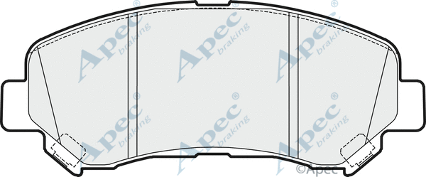 Brake Pad Set, disc brake (PAD1621)