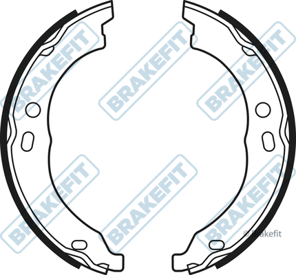 Brake Shoe Set, parking brake (BSH1057)