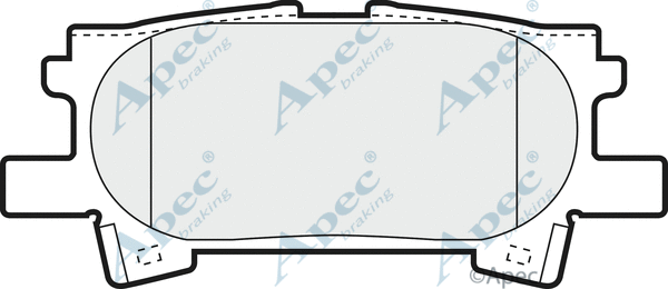Brake Pad Set, disc brake (PAD1345)