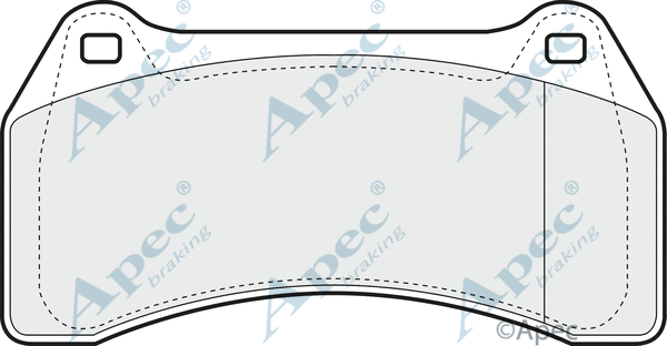 Brake Pad Set, disc brake (PAD1246)