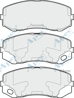 Brake Pad Set, disc brake (PAD1726)