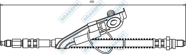 Brake Hose (BHO4072)