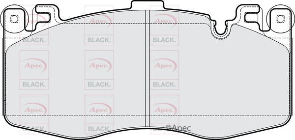 Brake Pad Set, disc brake (PAD2290B)