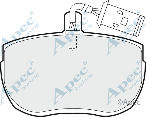 Brake Pad Set, disc brake (PAD735)