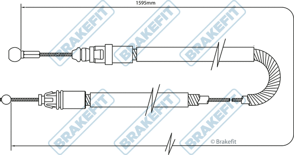 Cable Pull, parking brake (BBC3489)