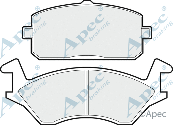 Brake Pad Set, disc brake (PAD308)