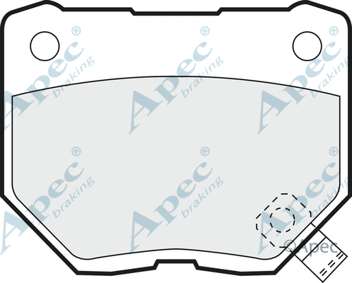 Brake Pad Set, disc brake (PAD753)