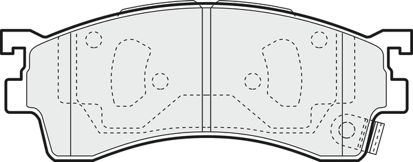 Brake Pad Set, disc brake (PD3136)